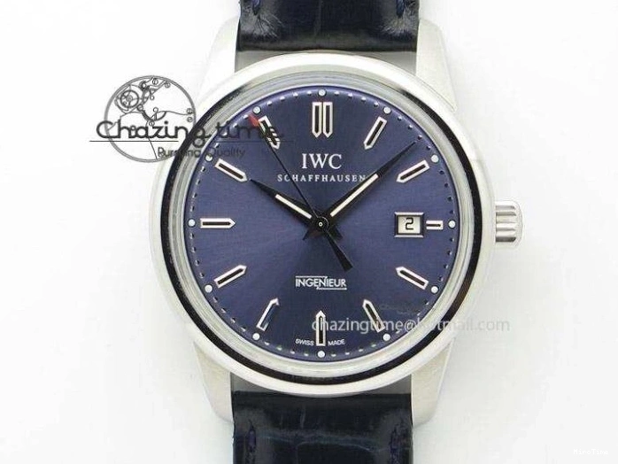 MIROTIME 0419 MARK XVIII Le Petit Prince IW327004 SS FKF 1:1 Best Edition Blue Dial On Brown Leather Strap Trendsetting 7117